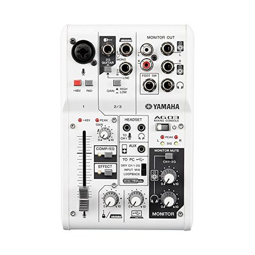 【即日発送】【新品】YAMAHA ヤマハ ウェブキャスティングミキサー AG03 Cubasis LE