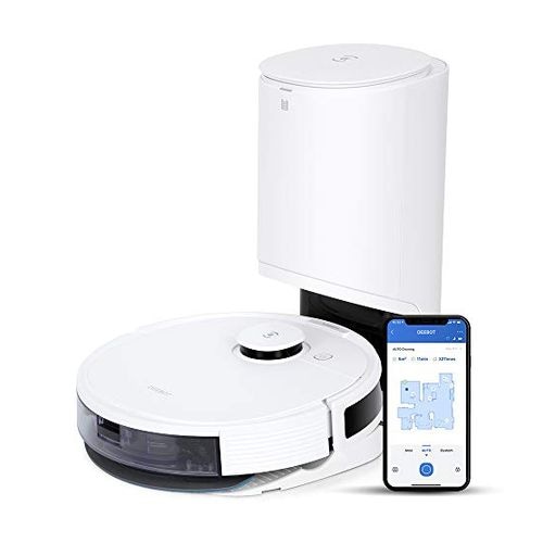 【新品】ECOVACS エコバックス ロボット掃除機 DEEBOT N8プラス 自動ゴミ収集機搭載モデル ホワイト
