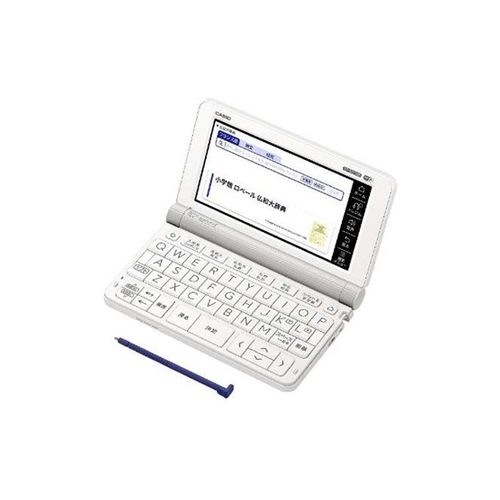 【即日発送】【新品 箱不良・シュリンク破れ品】CASIO カシオ 電子辞書 フランス語モデル XD-SX7200 ホワイト