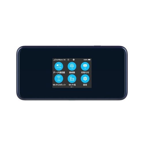 【即日発送】【中古本体のみ】Ymobile ワイモバイル Pocket WiFi 5G A102ZT モバイルルーター ネイビー SIMフリー