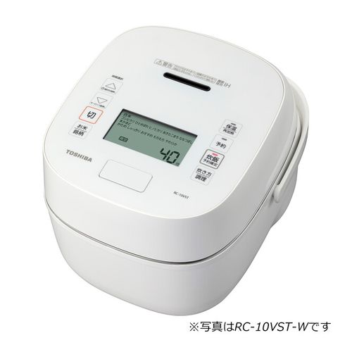 【即日発送】【新品】TOSHIBA 東芝 真空圧力IH炊飯器 RC-18VST W ホワイト