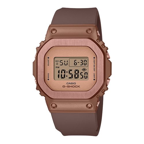 【新品】CASIO メンズ レディース ユニセックス 男女兼用 腕時計 G-SHOCK ミッドサイズ メタルカバード GM-S5600BR-5JF ブロンズカラー