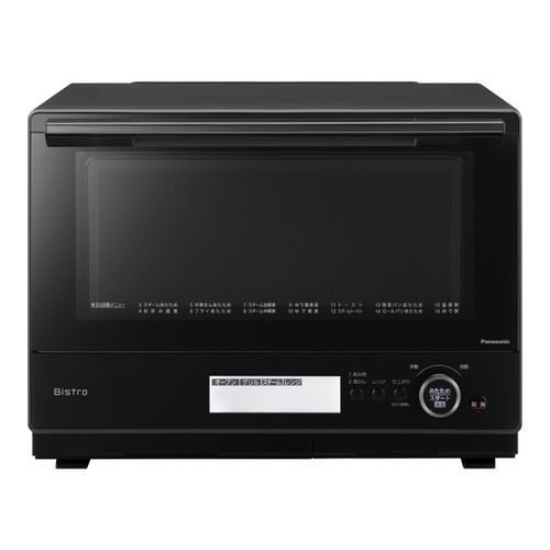 【新品】Panasonic パナソニック ビストロ スチームオーブンレンジ NE-BS8A-K ブラック 30L