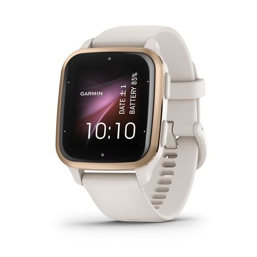 【ラッピング可】【即日発送】【国内版】【新品】GARMIN ガーミン スマートウォッチ 010-02700-71 Venu Sq 2 Music Ivory/Peach Gold