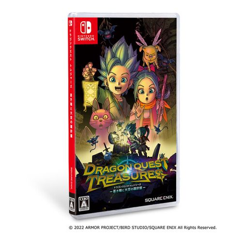 【即日発送】【中古美品】Switch ゲームソフト ドラゴンクエスト トレジャーズ 蒼き瞳と大空の羅針盤 メール便