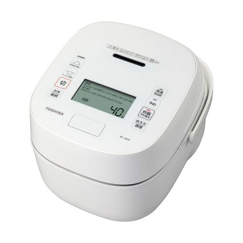 【即日発送】【新品】TOSHIBA 東芝 炊飯器 真空圧力IH RC-10VST-W ホワイト