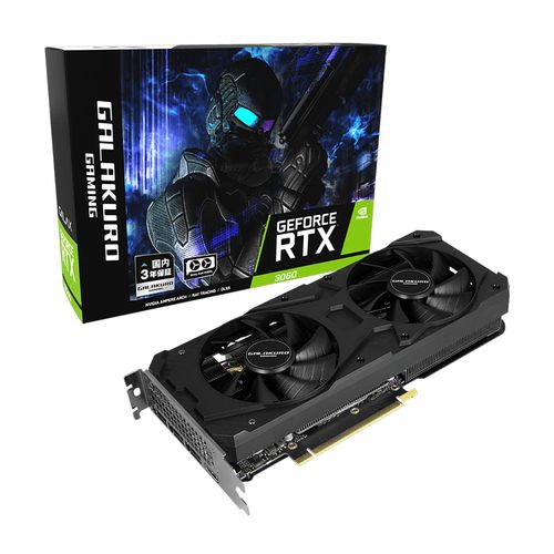 【新品】GALAKURO 玄人志向 グラフィックボード GAMING GG-RTX3060-E8GB/DF / PCI Express 4.0