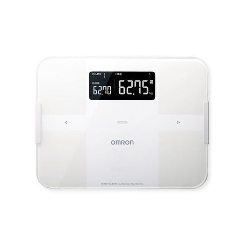 【即日発送】【新品 箱不良・シュリンク破れ品】オムロン 体重体組成計 カラダスキャン ホワイト HBF-255T-W