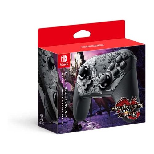 【ラッピング可】【即日発送】【新品 箱不良・シュリンク破れ品】任天堂 Nintendo Switch Proコントローラー モンスターハンターライズ サンブレイクエディション