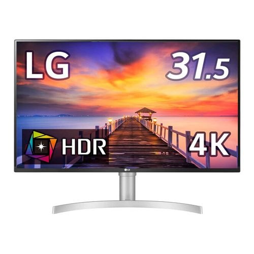 【即日発送】【新品 箱不良・シュリンク破れ品】LG PCモニター 32UN550-WAJP ホワイト 31.5型