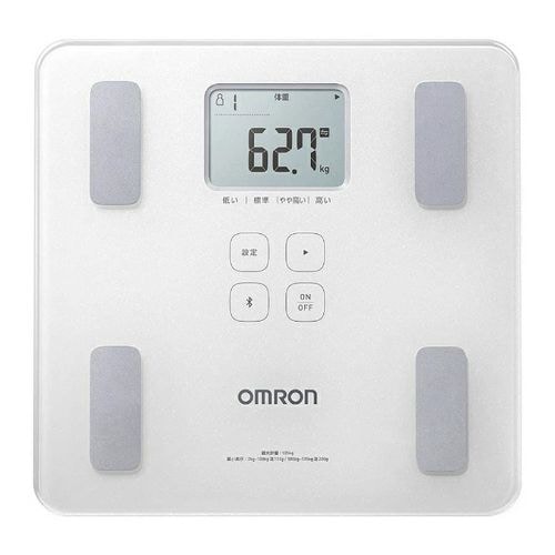 【即日発送】【新品】OMRON オムロン 体重計 カラダスキャン HBF-228T シャイニーホワイト