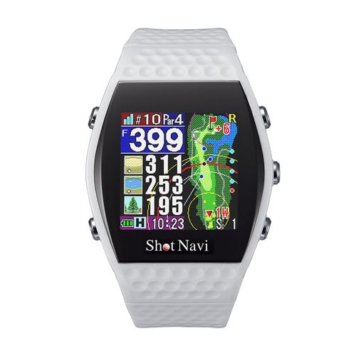 【ラッピング可】【即日発送】【新品】Shot Navi ショットナビ インフィニティ 腕時計型 GPSゴルフナビ ホワイト 23年モデル