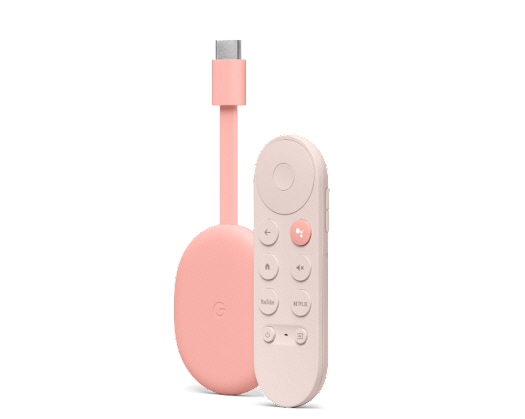【新品】Google グーグル Chromecast with Google TV sunrise 4Kモデル ピンク