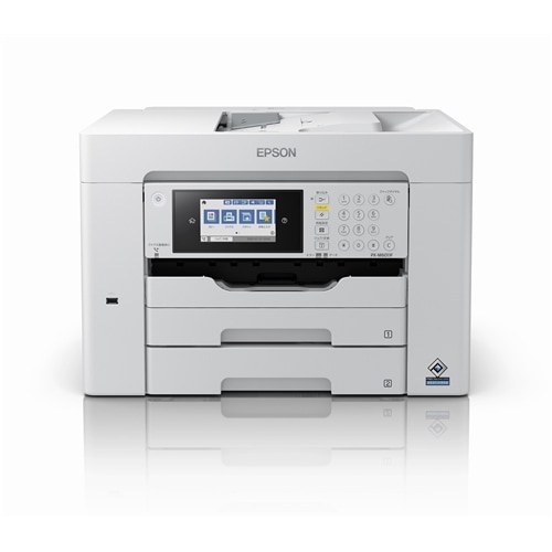 【即日発送】【新品 箱不良・シュリンク破れ品】EPSON エプソン ビジネスインクジェット複合機 A3ノビ FAX機能付 2段カセット PX-M6011F