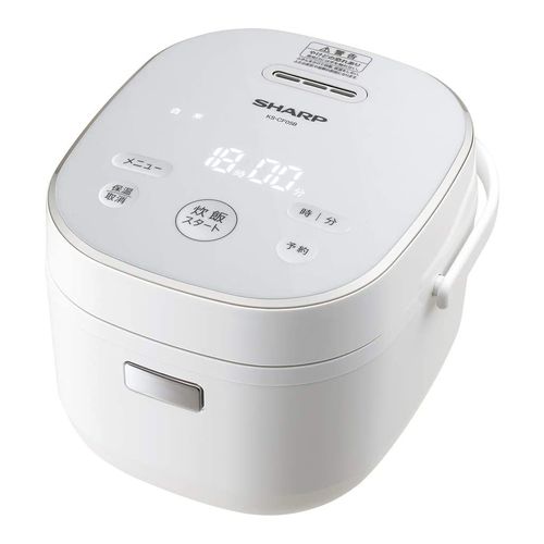 【即日発送】【新品】SHARP シャープ 炊飯器 3合 マイコン KS-CF05B-W ホワイト