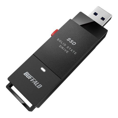 【新品】BUFFALO バッファロー 外付けSSD USB-A接続 500GB ブラック