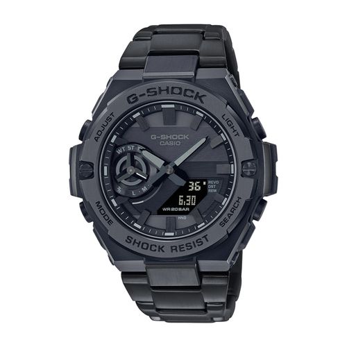【新品】CASIO カシオ メンズ腕時計 【Bluetooth搭載ソーラー時計】G-SHOCK（G-ショック） G-STEEL（Gスチール） GST-B500BD-1AJF