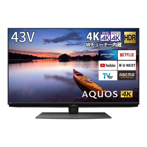 【新品】SHARP シャープ AQUOS 4T-C43CN1 43インチ 【薄型テレビ・液晶テレビ】