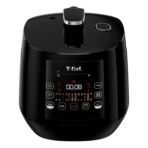 【ラッピング可】【即日発送】【新品】T-fal ティファール T-fal ラクラ・クッカー コンパクト 電気圧力鍋 CY3518JP ブラック