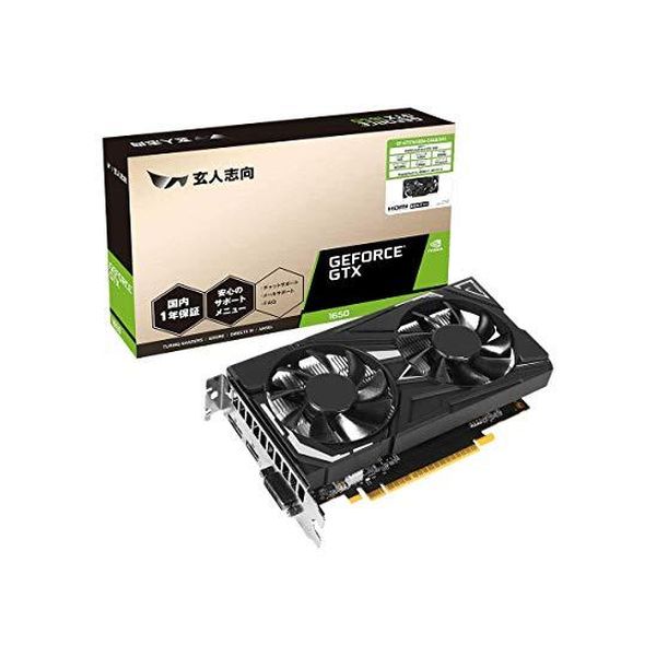 【新品】玄人志向 NVIDIA GeForce グラフィックボード GF-GTX1650D6-E4GB/DF3