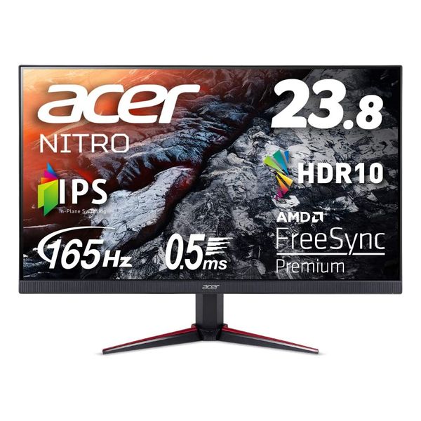 【即日発送】【新品】Acer 日本エイサー Nitro ワイド液晶ゲーミングディスプレイ 23.8インチ VG240YSBMIIPFX