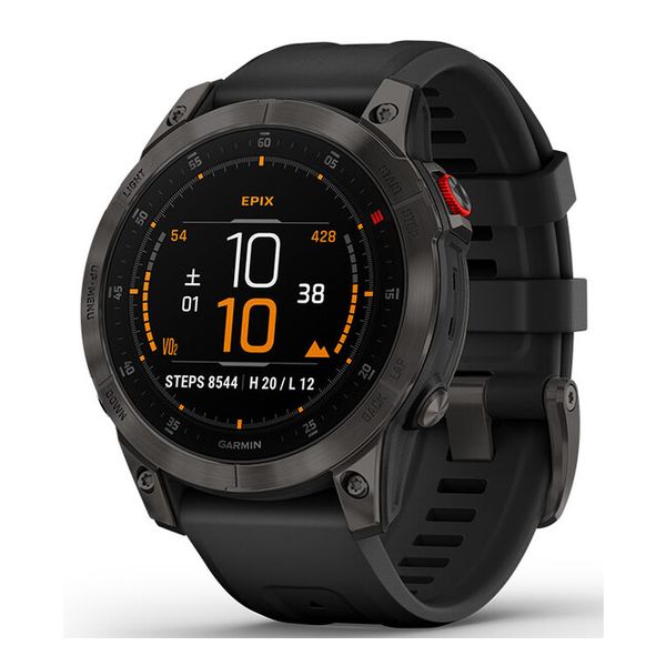 【ラッピング可】【即日発送】【国内版】【新品】GARMIN ガーミン スマートウォッチ epix Sapphire 010-02582-15 グレー