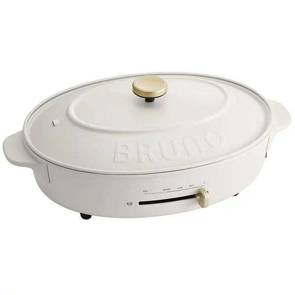 【即日発送】【新品 箱不良・シュリンク破れ品】BRUNO ブルーノ ホットプレート crassy BOE053-WH ホワイト