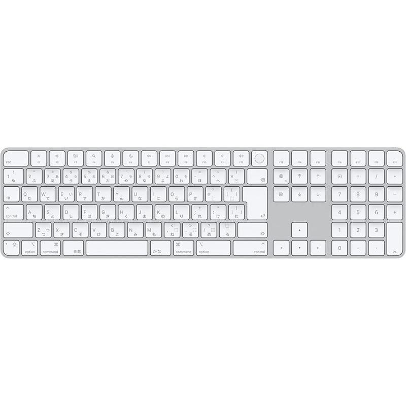 【新品】Apple Touch ID搭載Magic Keyboard（テンキー付き） (Appleシリコン搭載Mac用) - 日本語（JIS） - シルバー MK2C3J/A