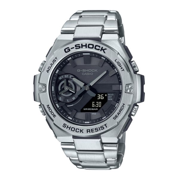 【新品】CASIO カシオ メンズ腕時計 G-SHOCK G-STEEL ソーラー メタル GST-B500D-1A1JF