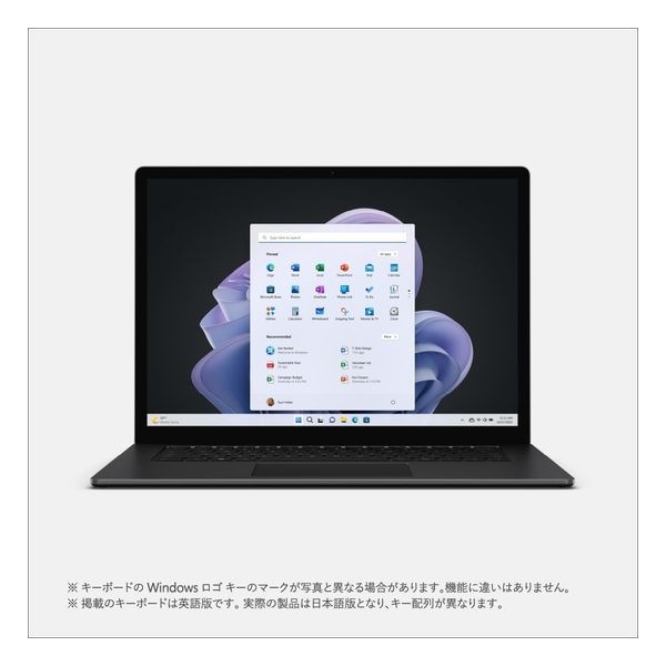【新品】Microsoft マイクロソフト Surface Laptop 5 15型 Core i7/8GB/512GB/Office RFB-00045 ブラック