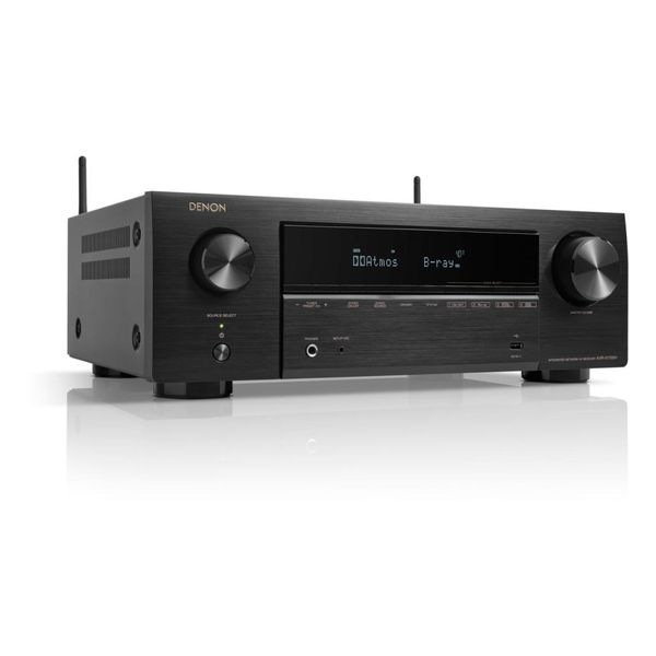 【即日発送】【新品 箱不良・シュリンク破れ品】Denon デノン ハイレゾ対応 Bluetooth対応 Wi-Fi対応 ワイドFM対応 7.2ch DolbyAtmos対応 AVアンプ ブラック AVR-X1700HK