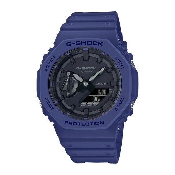 【新品】CASIO カシオ G-SHOCK ジーショック クォーツ ワールドタイム 20気圧防水 GA-2100-2AJF ブルー