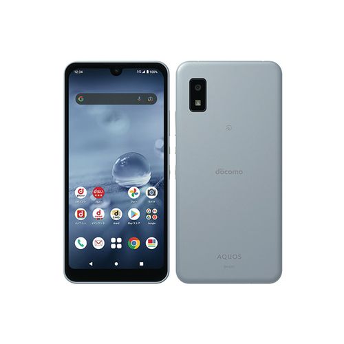 【ラッピング可】【即日発送】【国内版】【新品 箱不良・シュリンク破れ品】AQUOS wish2 SH-51C docomo版 ブルー SIMフリー