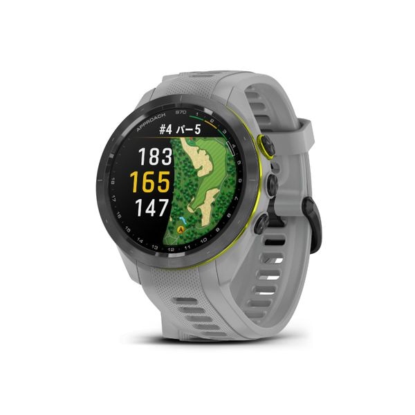 【ラッピング可】【即日発送】【新品】GARMIN ガーミン GPS ゴルフナビ Approach S70 42mm 010-02746-21 グレー