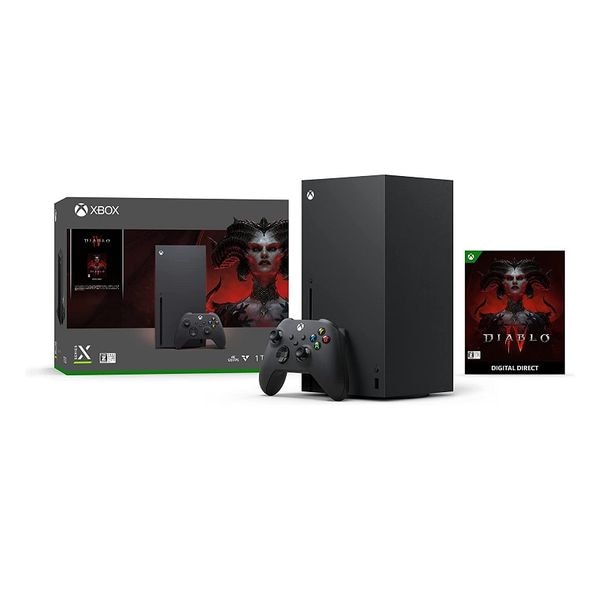 【ラッピング可】【即日発送】【新品】Microsoft マイクロソフト Xbox Series X Diablo 4 同梱版 ゲーム機 本体 RRT-00042