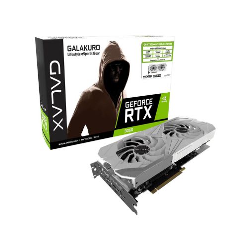 【即日発送】【新品 箱不良・シュリンク破れ品】玄人志向 GALAKURO NVIDIA グラフィックボード GK-RTX3060-E12GB/OC/WHITE