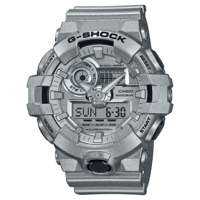 【新品】CASIO G-SHOCK カシオ Gショック メンズ腕時計 GA-700FF-8AJF メタリックシルバー