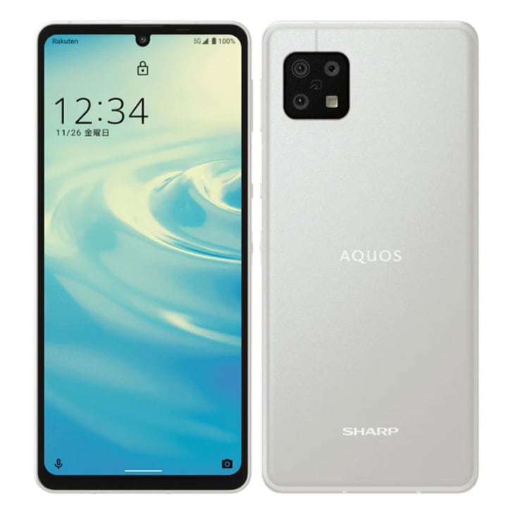 【ラッピング可】【即日発送】【国内版】【新品 箱不良・シュリンク破れ品】SHARP AQUOS sense6s SH-RM19s 楽天モバイル版 シルバー SIMロック解除品