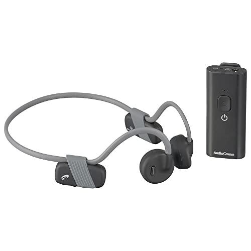 【新品】AudioComm オーム電機 骨伝導イヤホン＋集音器セット HP-BC500N