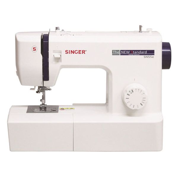 【新品】SINGER シンガー 電動ミシン フットコントローラー式 SN55e ホワイト
