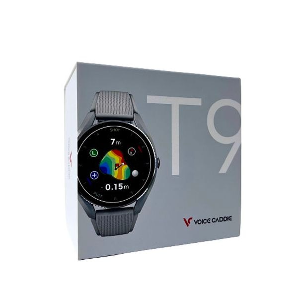 【即日発送】【新品 箱不良・シュリンク破れ品】Voice Caddie ボイスキャディ GPS 時計型 距離計 T9 腕時計タイプ グレー