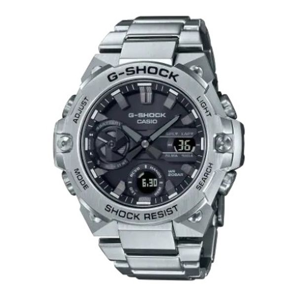 【即日発送】【新品 保証開始済み品】CASIO メンズ 腕時計 G-SHOCK G-STEEL GST-B400D-1AJF シルバー