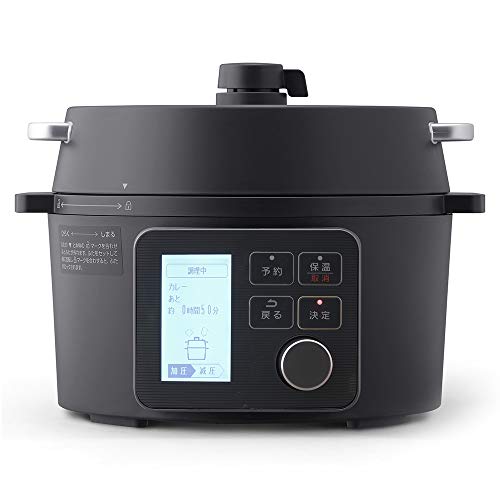 【即日発送】【新品 開封済み未使用品】IRIS OHYAMA アイリスオーヤマ 電気圧力鍋 2.2L PMPC-MA2-B ブラック