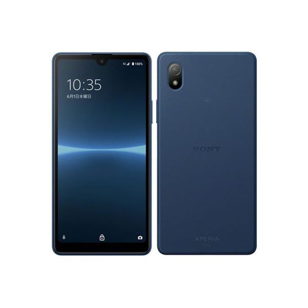 【ラッピング可】【即日発送】【国内版】【新品 箱不良・シュリンク破れ品】SONY ソニー Xperia Ace III SOG08 au版 ブルー SIMロック解除品