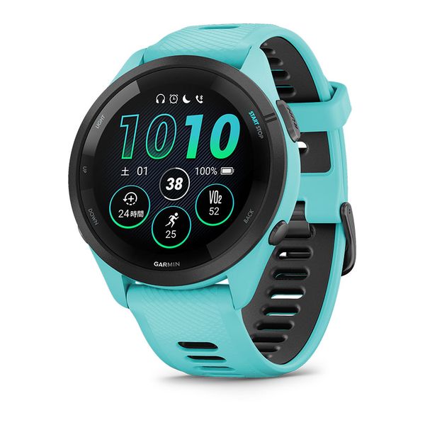 【ラッピング可】【即日発送】【国内版】【新品】GARMIN ガーミン スマートウォッチ Forerunner 265 010-02810-42 Aqua