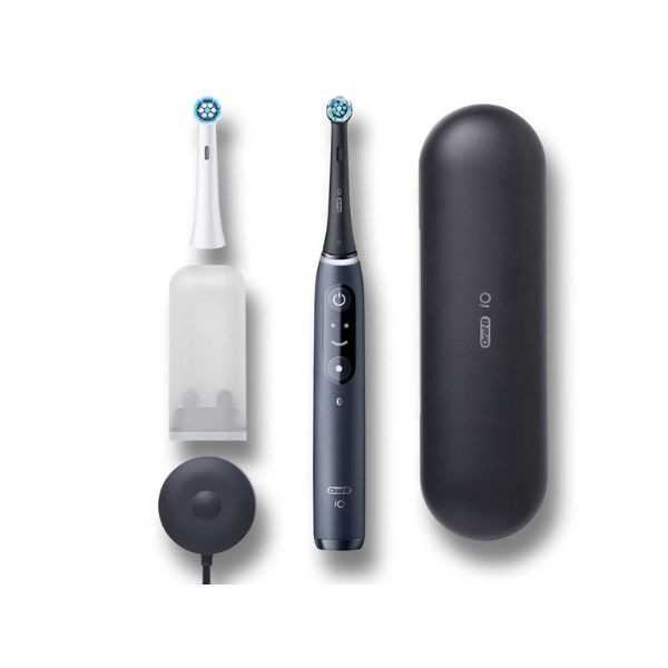 【ラッピング可】【即日発送】【新品 箱不良・シュリンク破れ品】BRAUN ブラウン 電動歯ブラシ オーラルB iO7 IOM72J22BDBK-W ブラックオニキス