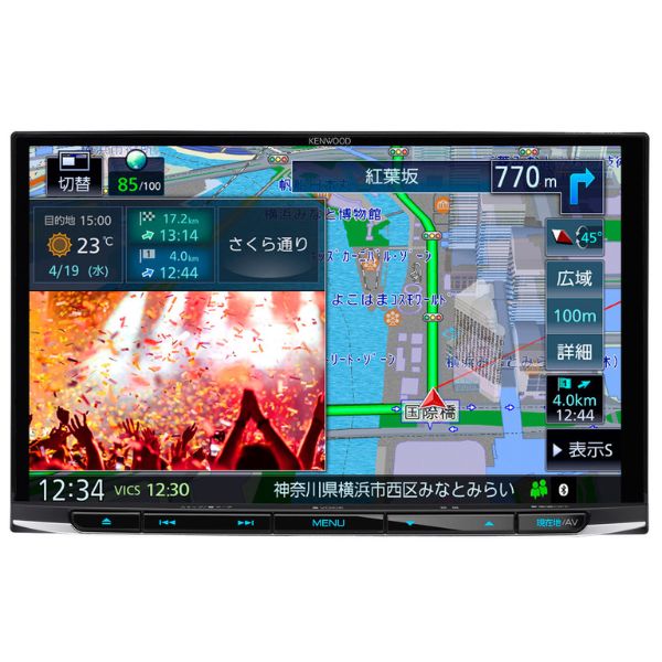 【即日発送】【新品 箱不良・シュリンク破れ品】KENWOOD ケンウッド カーナビ 彩速ナビ AVナビゲーションシステム 大画面モデル MDV-S810L