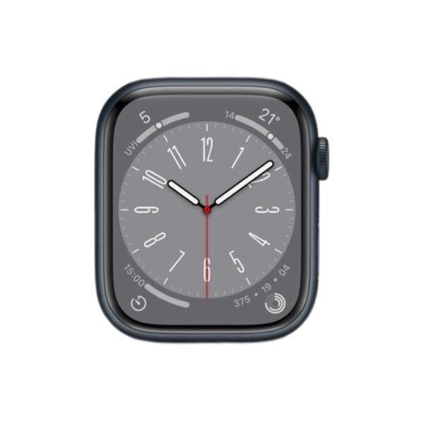 【ラッピング可】【即日発送】【国内版】【新品】Apple Watch Series 8 45mm GPS ミッドナイトアルミニウムケース (バンド無し) MNP83J/A