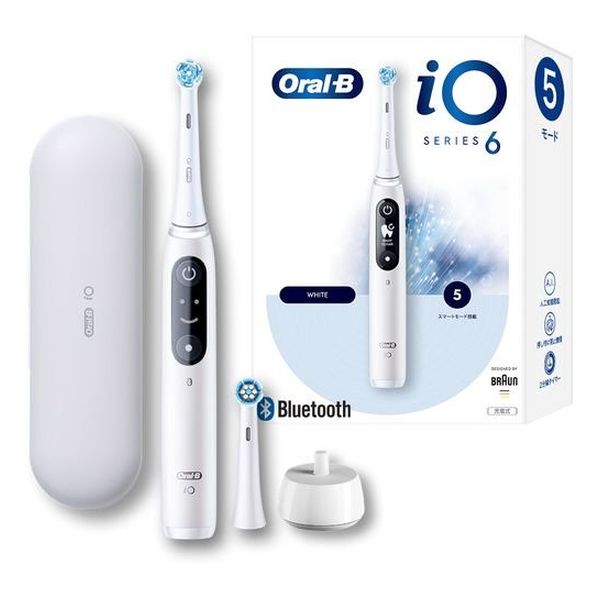 【即日発送】【新品】BRAUN ブラウン 電動歯ブラシ オーラルB iO6 IOシリーズ IOM62I61KWT ホワイト