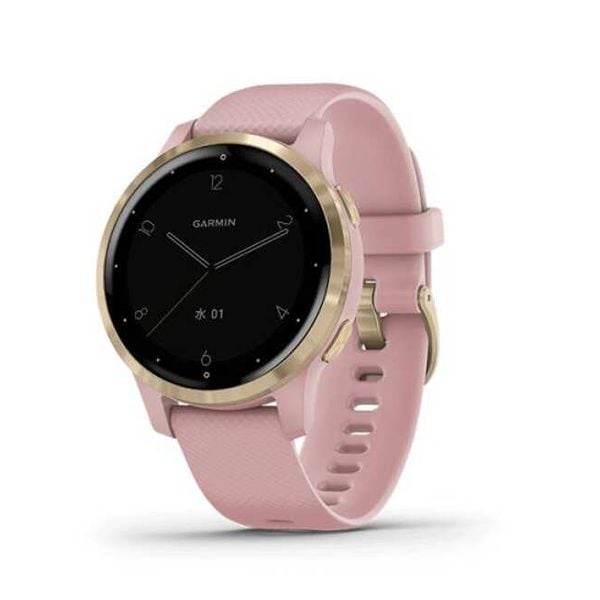 【ラッピング可】【即日発送】【国内版】【新品】GARMIN ガーミン スマートウォッチ vivoactive 4S 日本正規品 Dust Rose/Light Gold